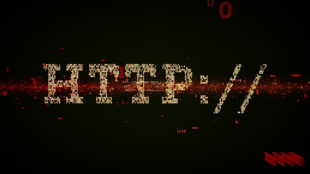 Binary ones and zeros form technology terms. This clip is available in multiple color options and loops seamlessly.