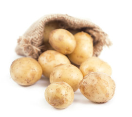 Fototapeta premium Raw potatoes
