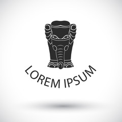 elephant logo Vector