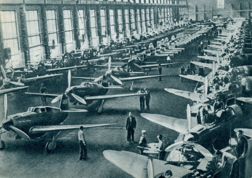 Aircraft factory ca. 1943