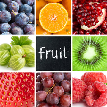 Fresh color fruits background