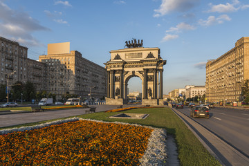 Триумфальная арка в Москве.