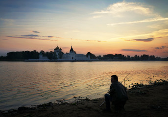Fototapeta premium Ipatievsky monastery in Russia, Kostroma city