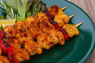 Prawn skewer