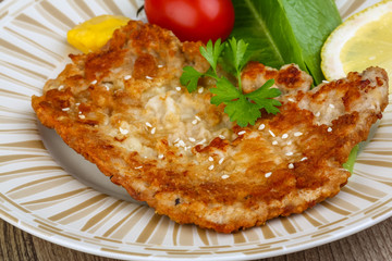 Pork schnitzel