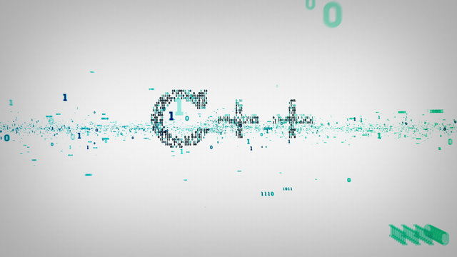 Binary ones and zeros form technology terms. This clip is available in multiple color options and loops seamlessly.