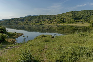 Kerkini lake eco-area at nord Greece by Struma river