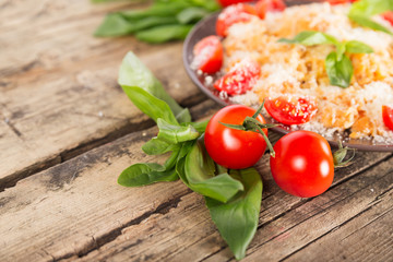 Pasta with chicken