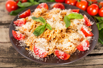 Pasta with chicken