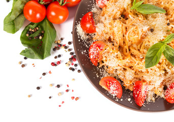 Pasta with chicken