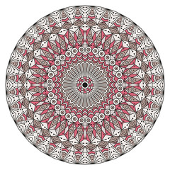 Round ethnic pattern