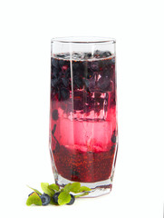 Black current jam refreshment drink