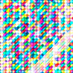 Multicolor abstract bright background with circles.