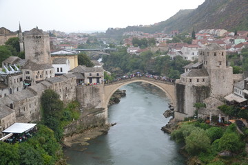 Fototapeta na wymiar Bosnia and Herzegovina - Mostar (old bridge)