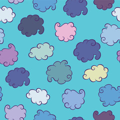 Clouds Seamless Pattern