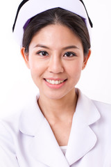 portrait of smiling nurse