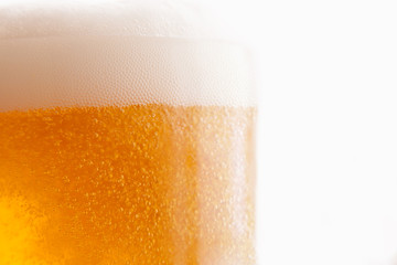 Closeup of beer