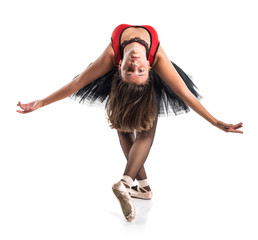 Teen girl ballerina dancer