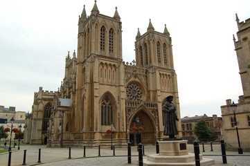 Fototapeta na wymiar Medieval Bristol Cathedral Building