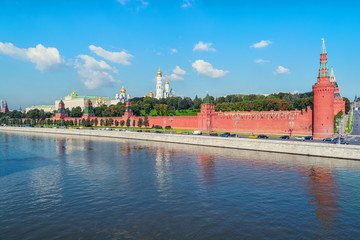 Moscow Kremlin during the day in Russia
