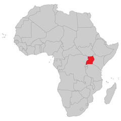 Obraz premium Afrika - Uganda