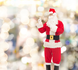 man in costume of santa claus