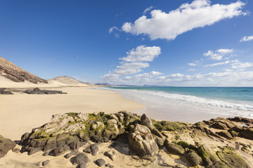 Fototapeta na wymiar Strand von Esquinzo, Fuerteventura