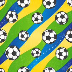 Seamless football pattern, vector background.