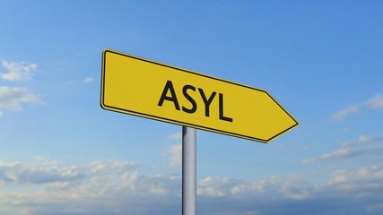 Welcome Signpost on  sky background