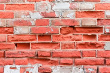Brick texture with scratches and cracks