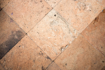 orange stone block pavement texture background