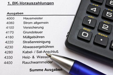 Betriebskostenabrechnung