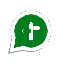 Obraz premium icon road pointer