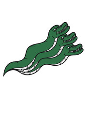 3 morays sea dragon monster evil serpent worm