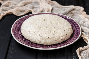Pavlova meringue dessert of chickpeas   