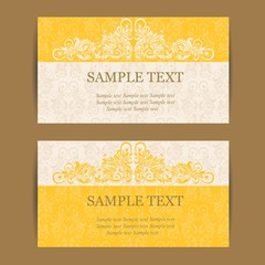 Vintage Invitation Card.
