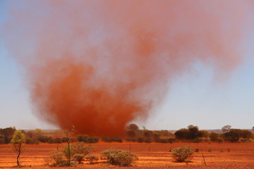 Whirlwind in Australian outback