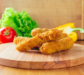 Crispy chicken strips