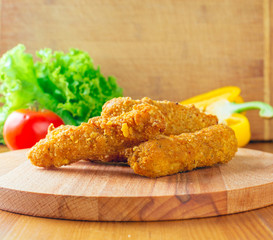 Crispy chicken strips