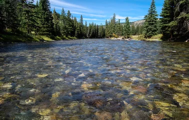 Foto auf Acrylglas Fluss Ein Fluss fliesst hindurch