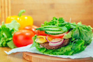 Fresh beef wrap