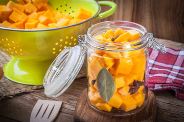 Pickled pumpkin.
