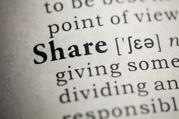 Obraz premium share