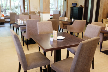 Interior of restaurant