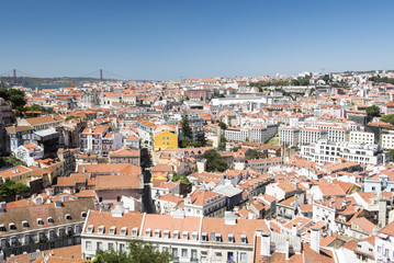 Fototapeta na wymiar Lisboa view of the city