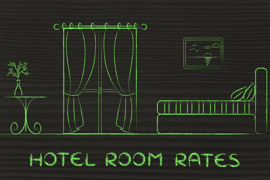 hotel rates, design of room interior