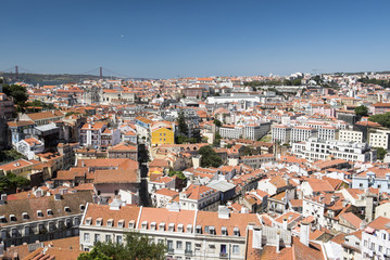 Fototapeta na wymiar Lisboa view of the city