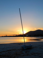 Puesta de sol en Alcudia