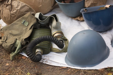 wyposażenie wojskowe maska hełm