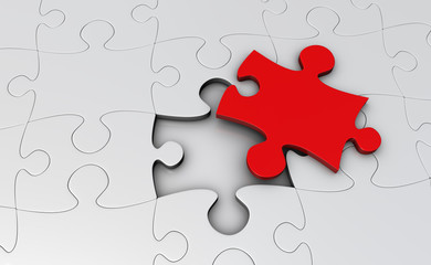 Fototapeta premium Jigsaw Puzzle